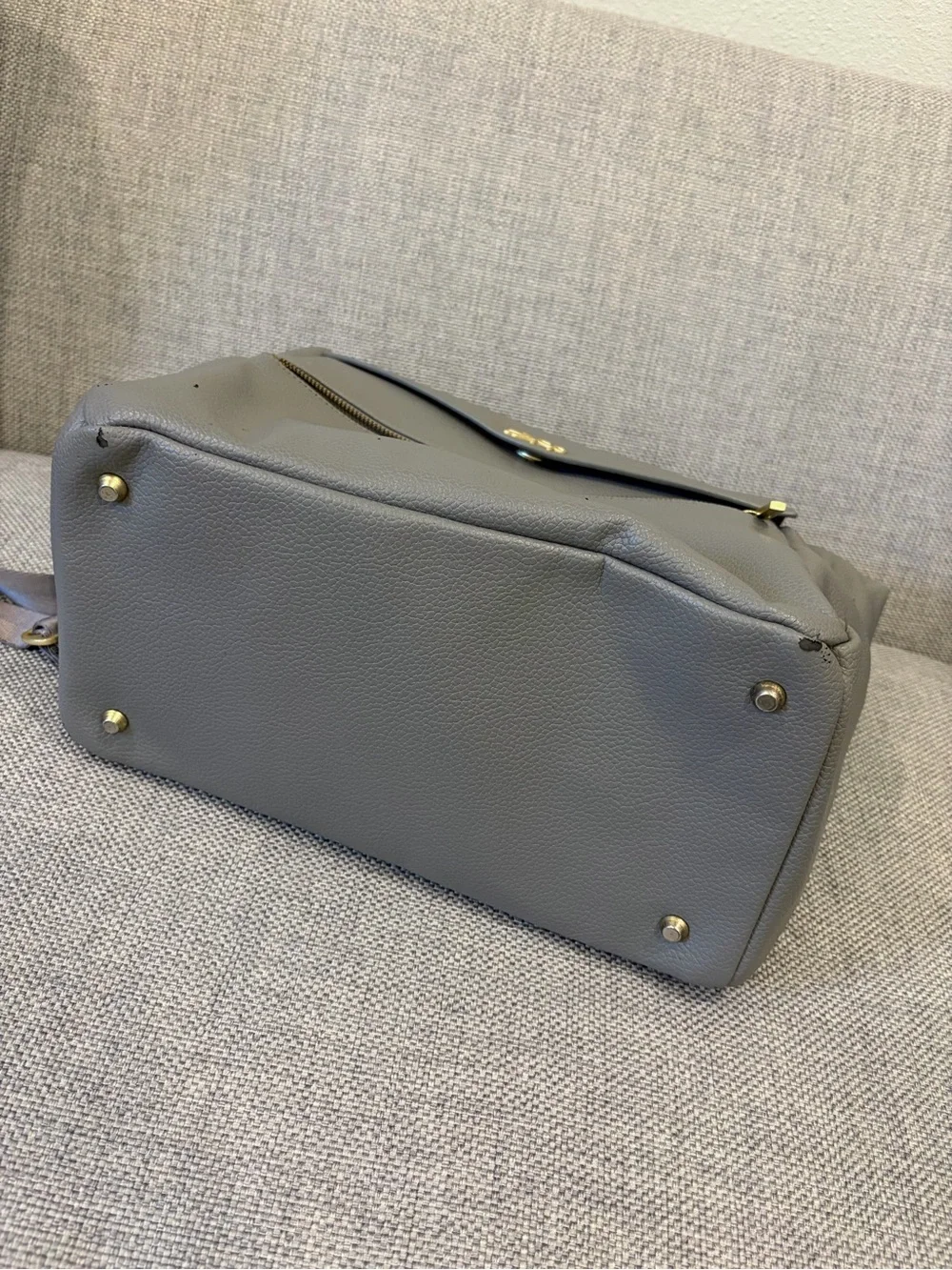 Freshly Picked Classic Diaper Bag, Stone
